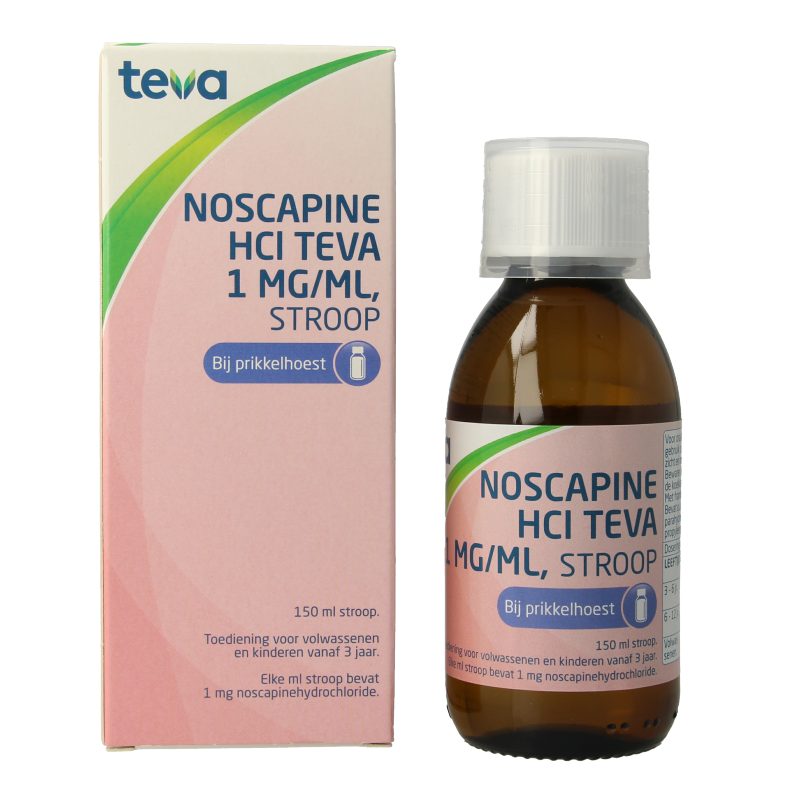 Teva Noscapine siroop HCL 150 Milliliter