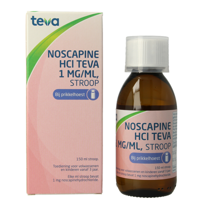 Teva Noscapine siroop HCL 150 Milliliter