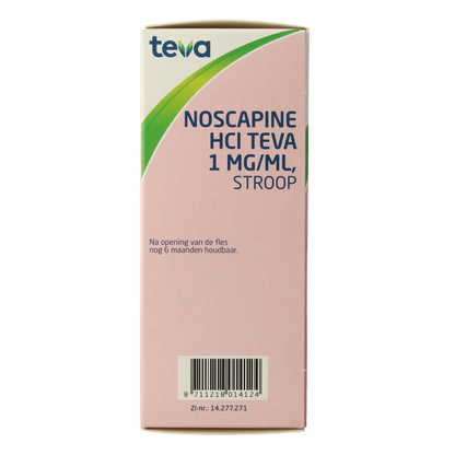 Teva Noscapine siroop HCL 150 Milliliter