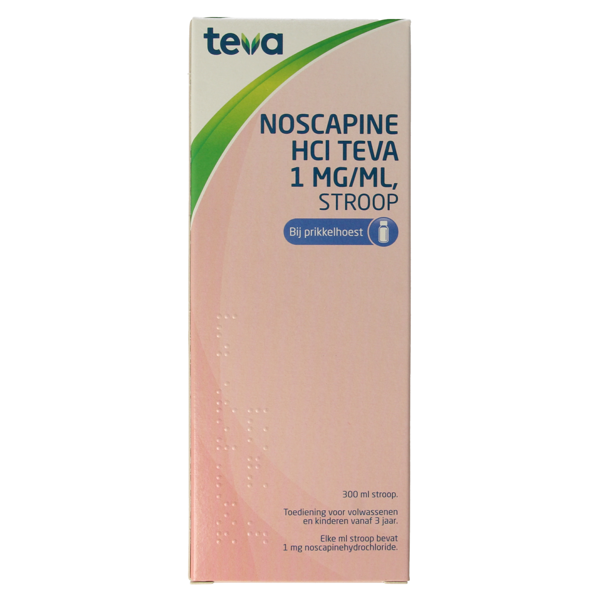 Teva Noscapine siroop HCL 300.00 Milliliter