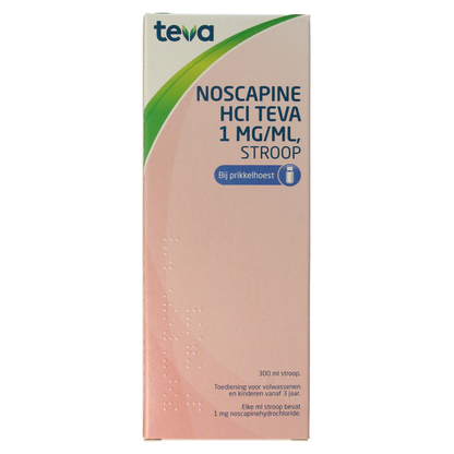Teva Noscapine siroop HCL 300 Milliliter