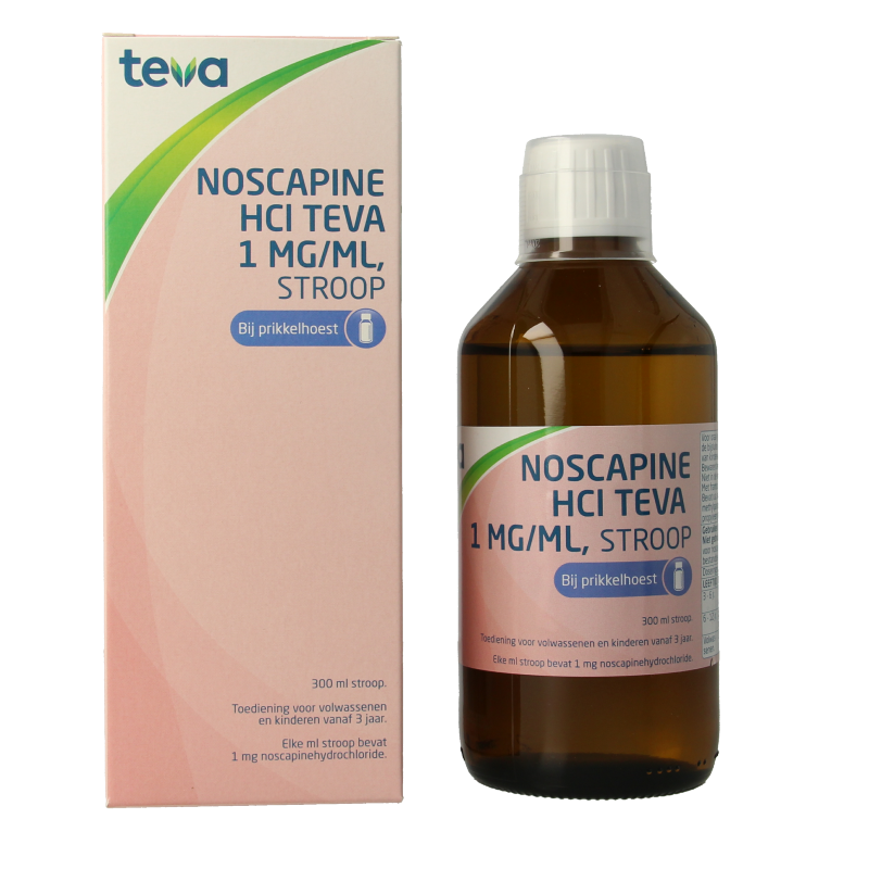 Teva Noscapine siroop HCL 300 Milliliter