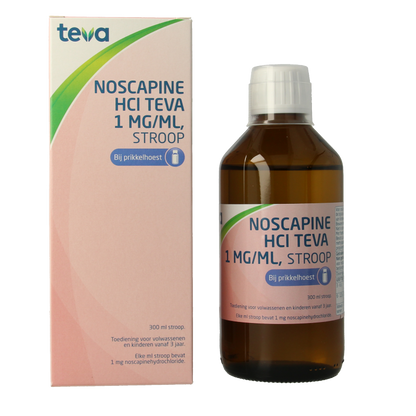 Teva Noscapine siroop HCL 300 Milliliter