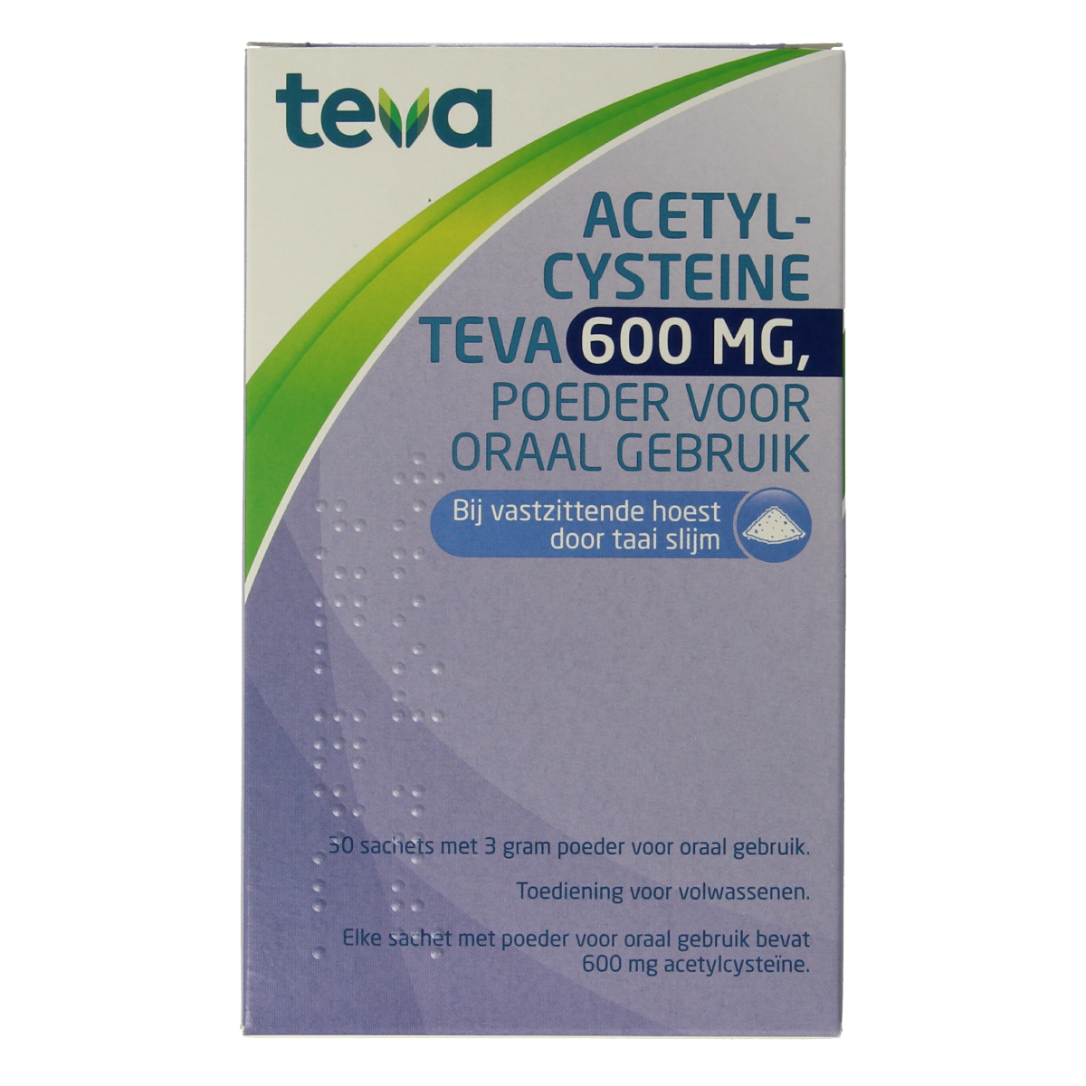 Teva Acetylcysteine 600mg 30.00 Sachets