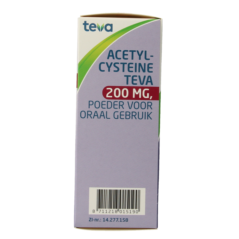 Teva Acetylcysteine 200mg 20 Sachets
