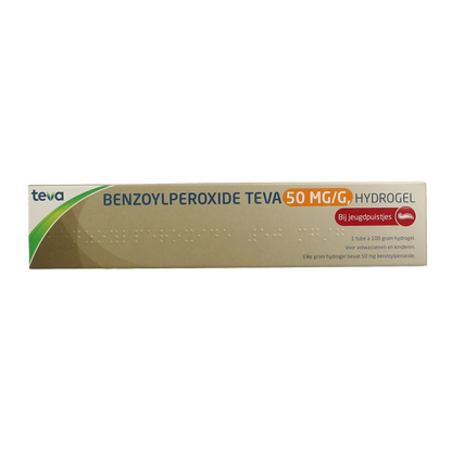 Teva Benzoylperoxide 50mg  5% 100.00 Gram