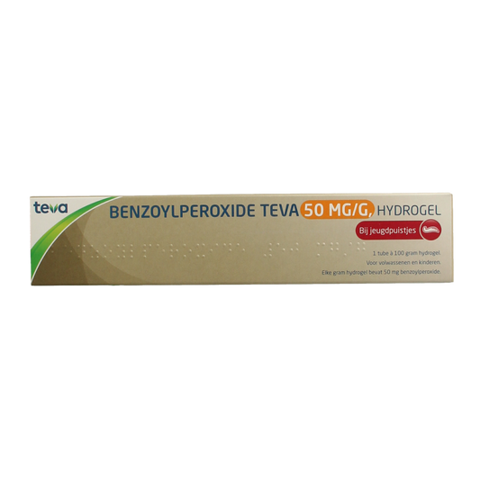 Teva Benzoylperoxide 50mg  5% 100.00 Gram