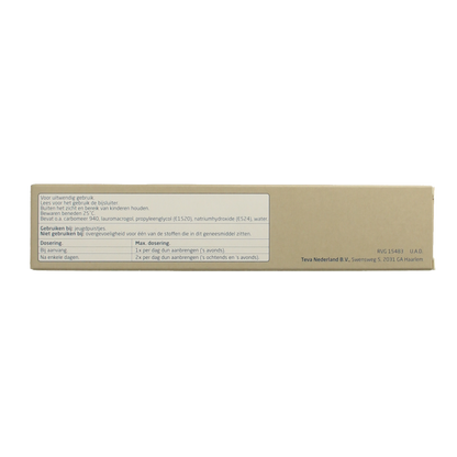Teva Benzoylperoxide 50mg  5% 100 Gram