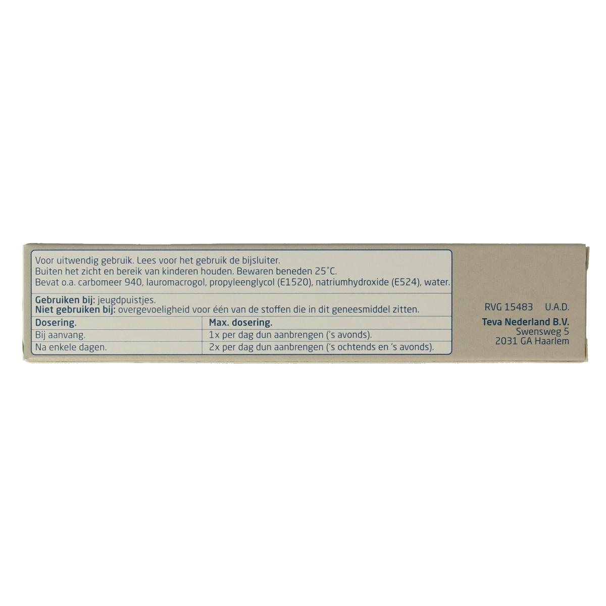 Teva Benzoylperoxide 5% 30.00 Gram