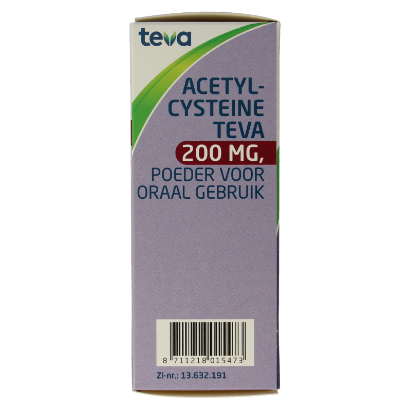 Teva Acetylcysteine 200mg poeder 30 Sachets