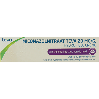 Teva Miconazolnitraat creme 30.00 Gram