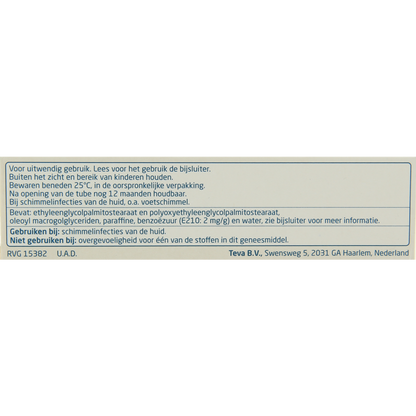 Teva Miconazolnitraat creme 30.00 Gram