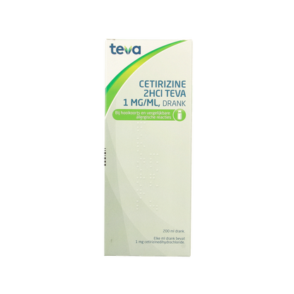Teva Cetirizine 2HCl 1mg/ml 200.00 Milliliter