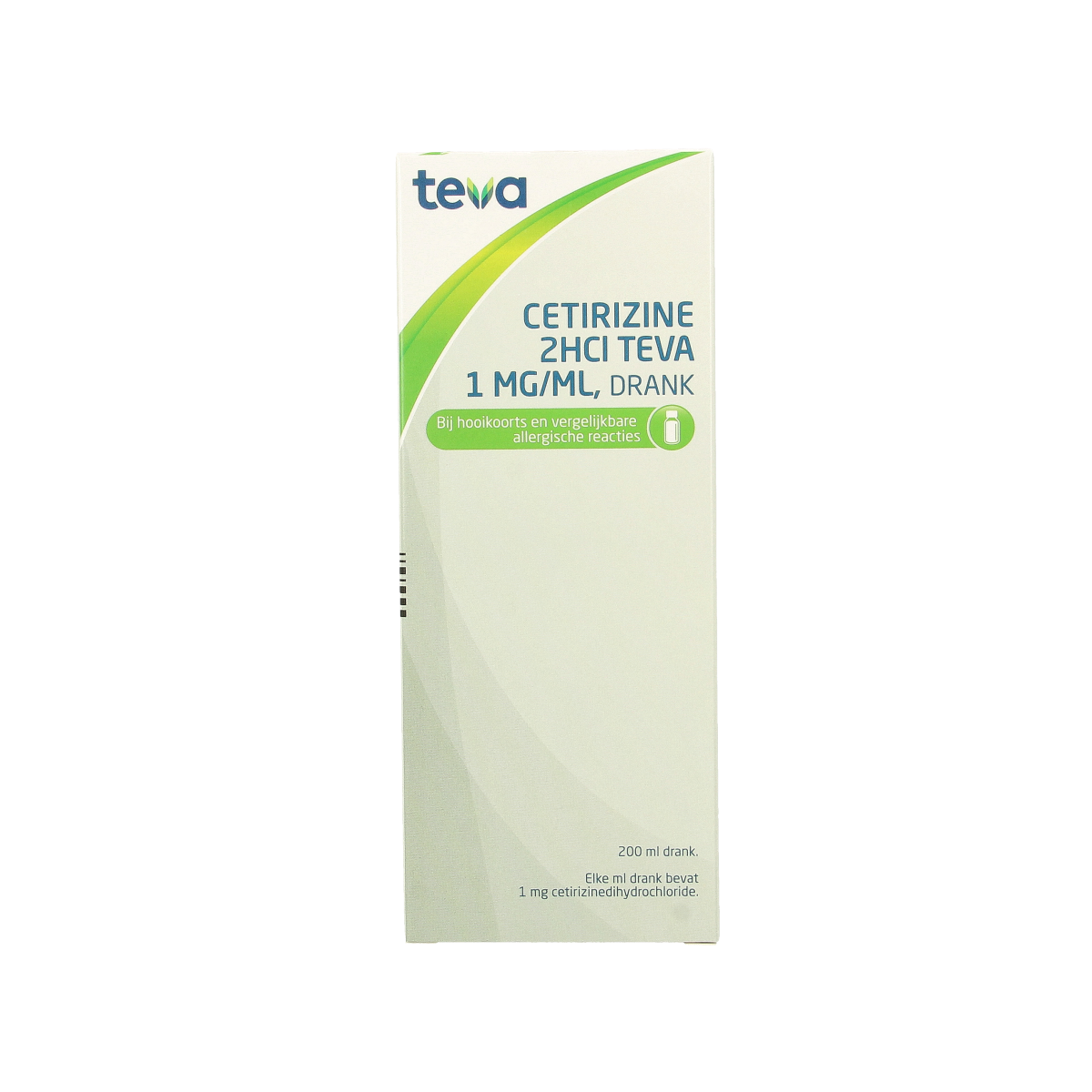 Teva Cetirizine 2HCl 1mg/ml 200.00 Milliliter