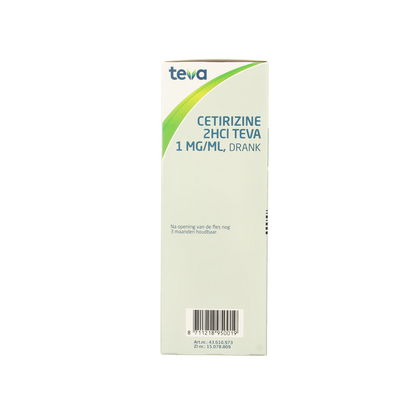 Teva Cetirizine 2HCl 1mg/ml 200.00 Milliliter