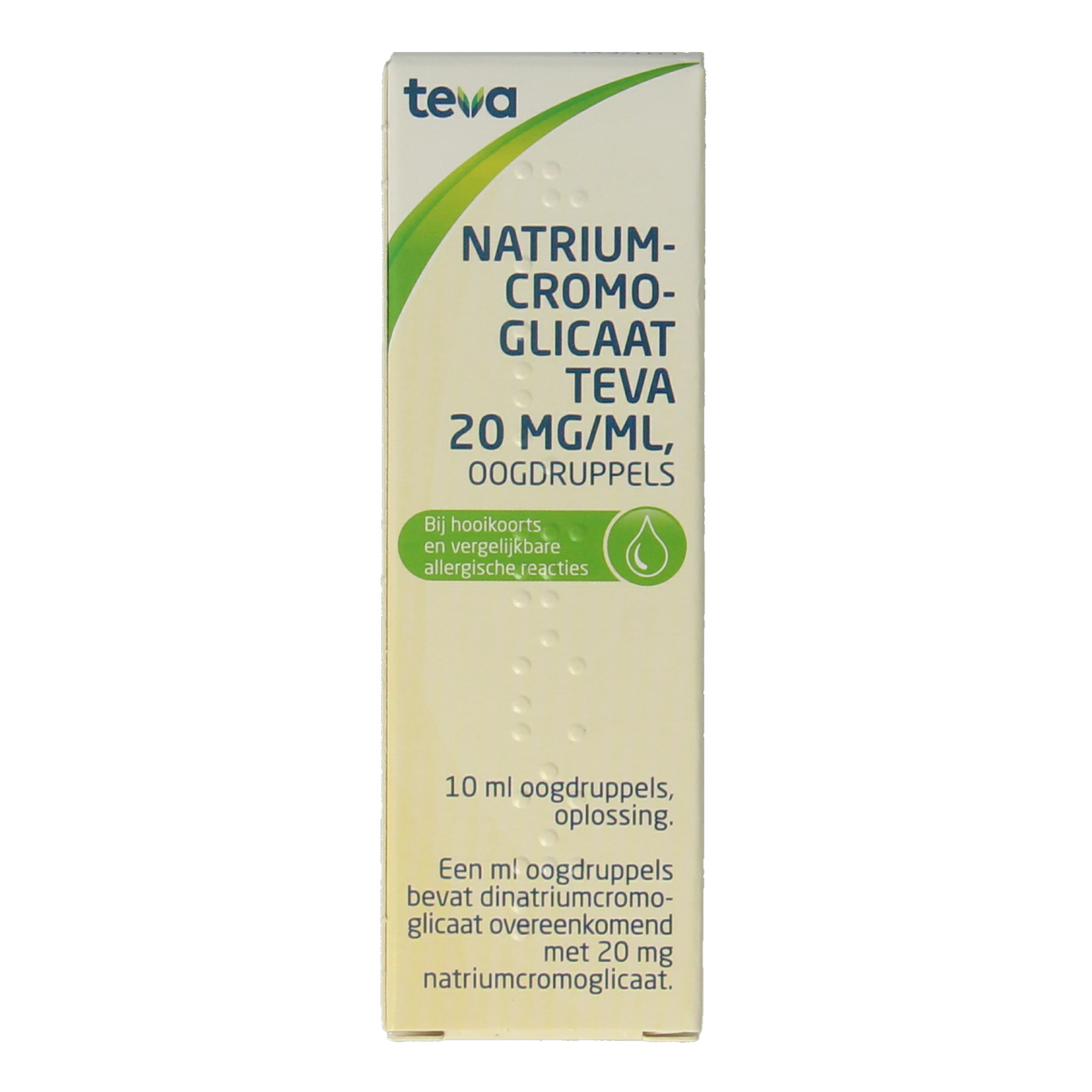 Teva Natriumcromoglicaat 20mg oogdruppels 10.00 Milliliter