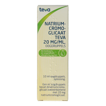 Teva Natriumcromoglicaat 20mg oogdruppels 10.00 Milliliter