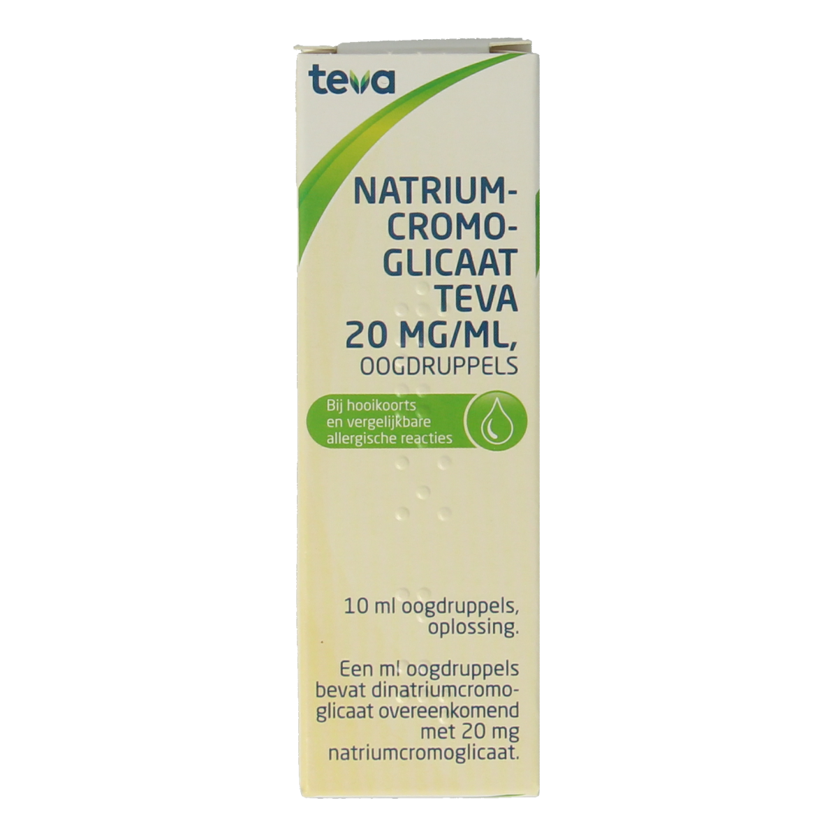 Teva Natriumcromoglicaat 20mg oogdruppels 10.00 Milliliter