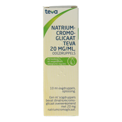 Teva Natriumcromoglicaat 20mg oogdruppels 10.00 Milliliter