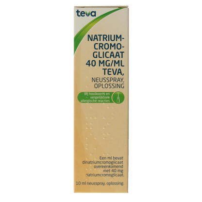 Teva Natriumcromoglicaat 40mg neusspray 10 Milliliter
