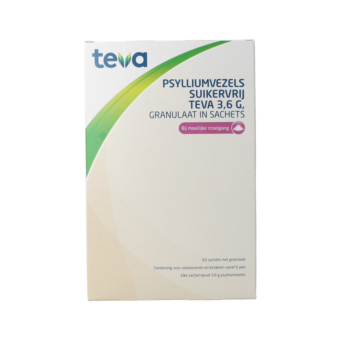 Teva Psylliumvezels granulen suikervrij 60.00 Sachets