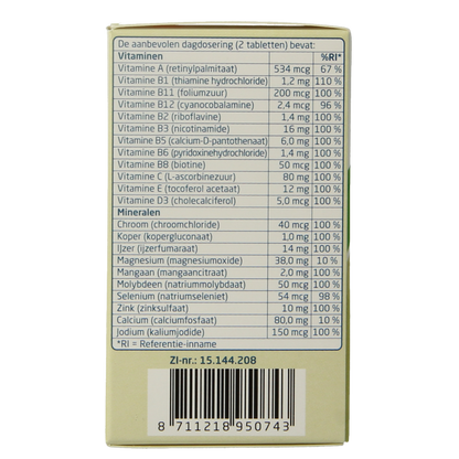 Teva Multivitamine compleet 100 Tabletten