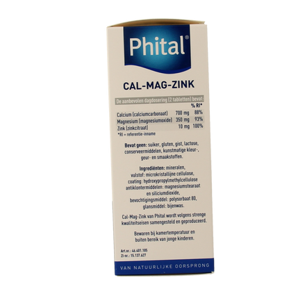 Phital Cal mag zink 60 Tabletten