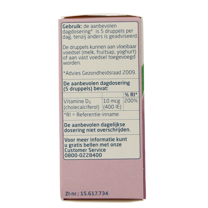 Teva Vitamine D AQ druppels 10 mcg 25 Milliliter