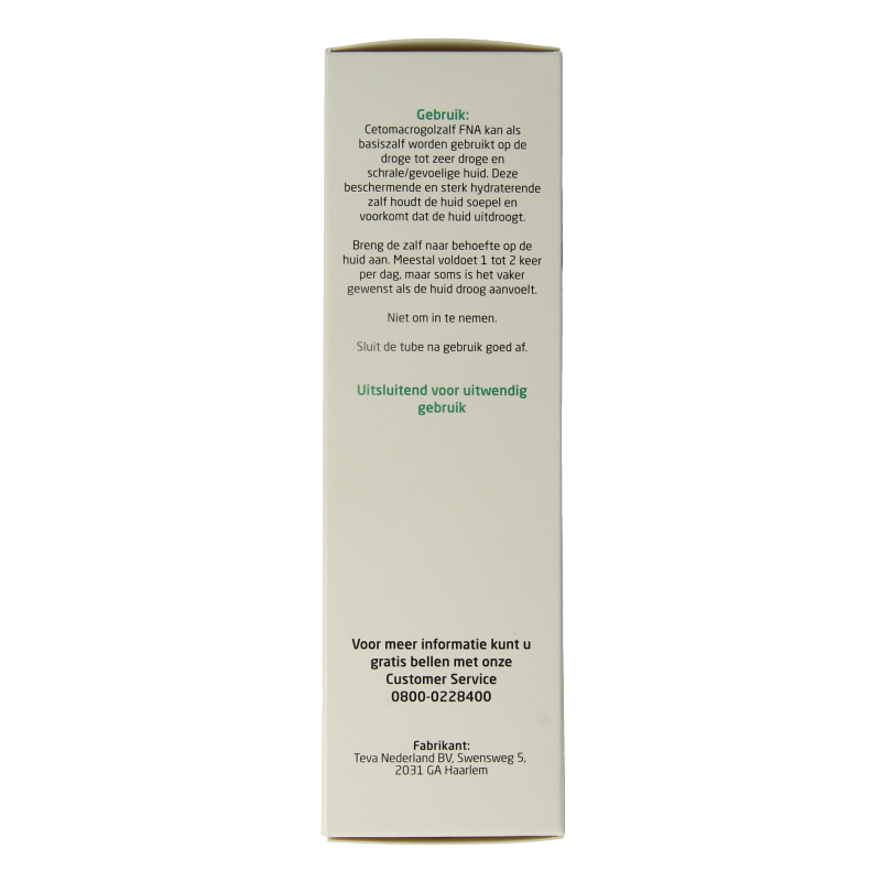 Teva Cetomacrogolzalf FNA 100 Gram