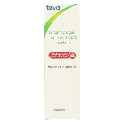 Teva Cetomacrogolcreme 20% vaseline 100 Gram