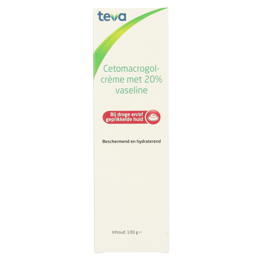 Teva Cetomacrogolcreme 20% vaseline 100 Gram