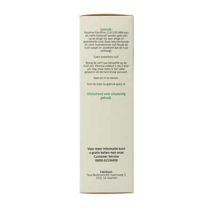 Teva Vaseline paraffine 110/230 100 Gram
