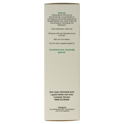 Teva Zinkoxidezalf 10% 100 Gram