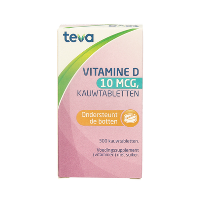 Teva Vitamine D 10 mcg 400IE 300 Tabletten