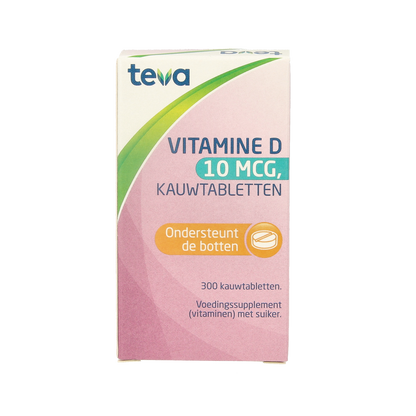 Teva Vitamine D 10 mcg 400IE 300.00 Tabletten