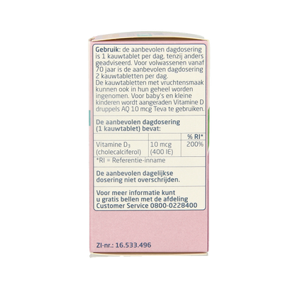 Teva Vitamine D 10 mcg 400IE 300 Tabletten