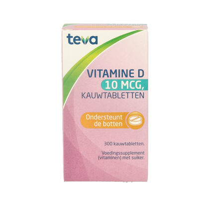 Teva Vitamine D 10 mcg 400IE 300 Tabletten