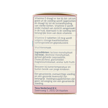 Teva Vitamine D 10 mcg 400IE 300 Tabletten