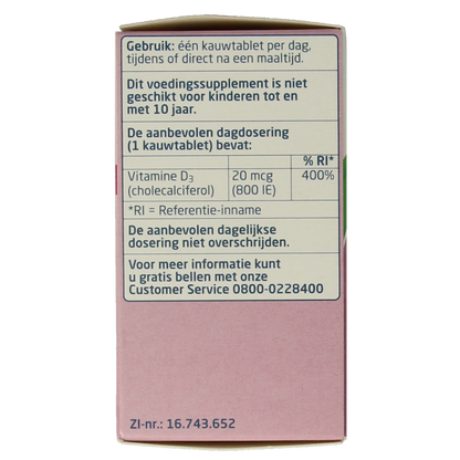 Teva Vitamine D 20 mcg 800IE 300 Tabletten