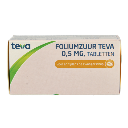 Teva Foliumzuur 0.5mg 90.00 Stuks