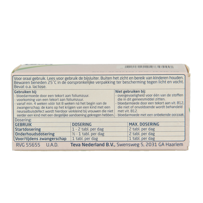 Teva Foliumzuur 0.5mg 90 Stuks