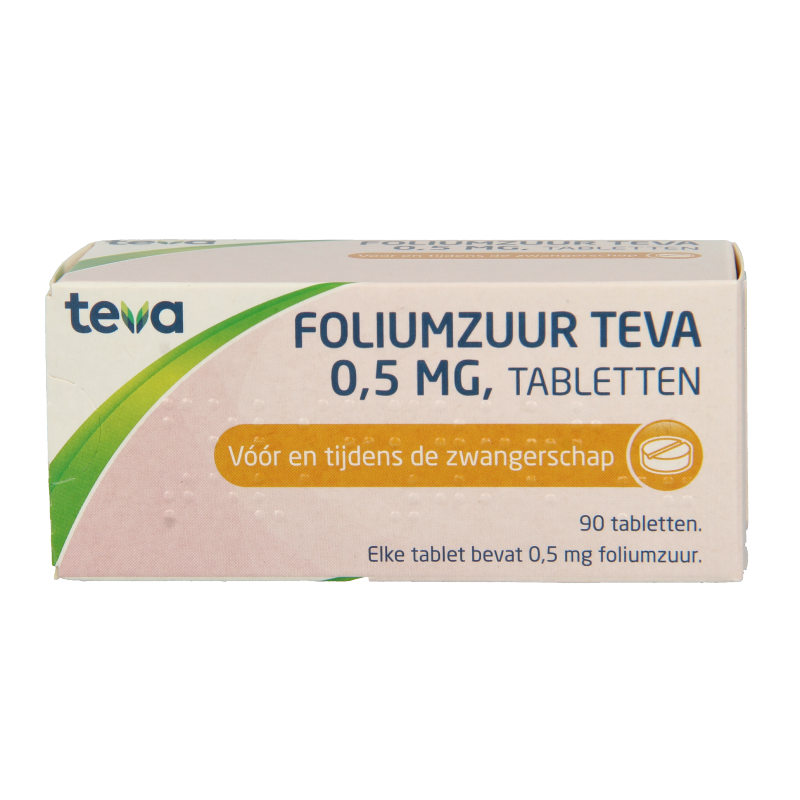 Teva Foliumzuur 0.5mg 90 Stuks