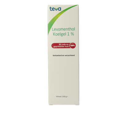 Teva Levomenthol koelgel 1% 100 Gram
