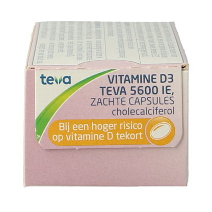 Teva Vitamine D3 5600IE zachte capsules 12 Capsules