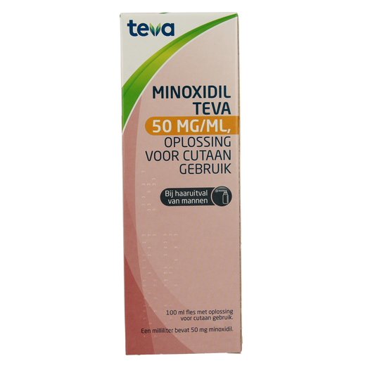 Teva Minoxidil 50mg/ml oplossing 100.00 Milliliter
