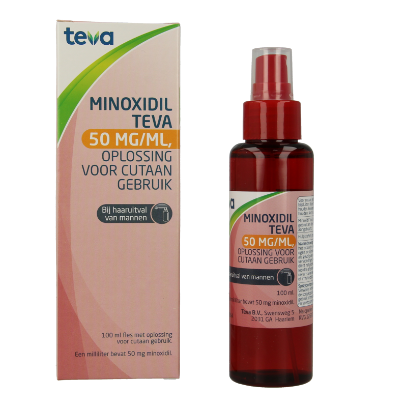 Teva Minoxidil 50mg/ml oplossing 100 Milliliter