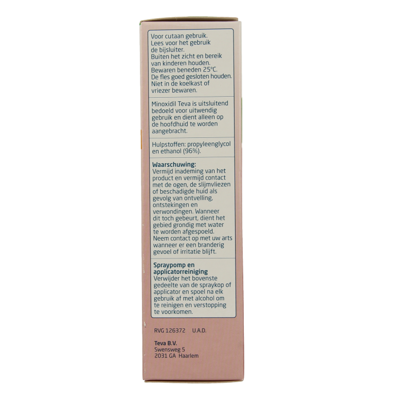 Teva Minoxidil 50mg/ml oplossing 100 Milliliter