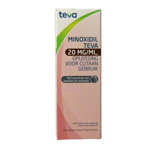 Teva Minoxidil 20mg/ml oplossing 100.00 Milliliter