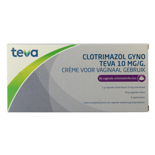 Teva Clotrimazol gyno 10mg creme 50 Gram