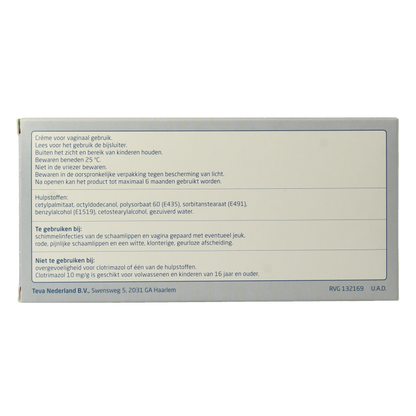 Teva Clotrimazol gyno 10mg creme 50 Gram